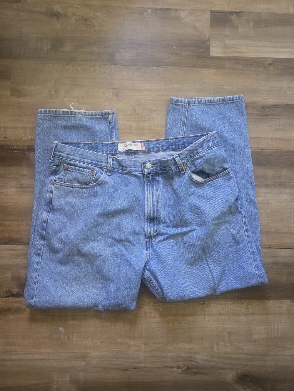 Levi's Relaxed 550 Vintage 90s Classic Blue Jeans 42 W x 30 L